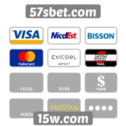 Métodos de pagamento aceitos no 57sbet.com